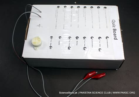 hands on electric quiz box|electrical quiz board ideas.